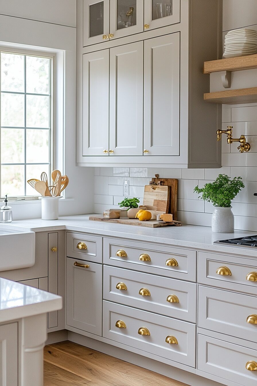 29 Farmhouse Kitchen Cabinets That Elevate Everyday Cooking 28 farmhouse kitchen cabinets