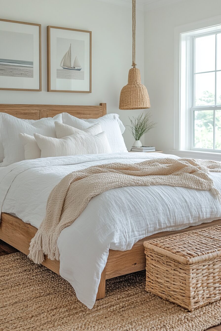 29 Coastal Master Bed Ideas to Drift Off in Coastal Comfort 8 coastal master bed