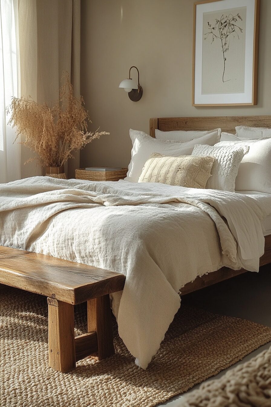 29 Japandi Bedroom Makeovers That Reflect Natural Harmony 26 japandi bedroom