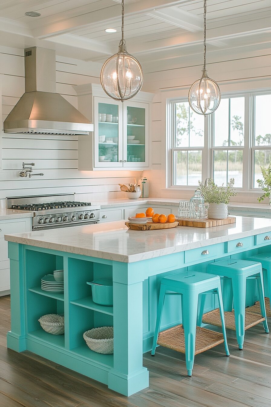 29 Coastal Cottage Kitchen Designs That Capture Breezy Charm 10 coastal cottage kitchen