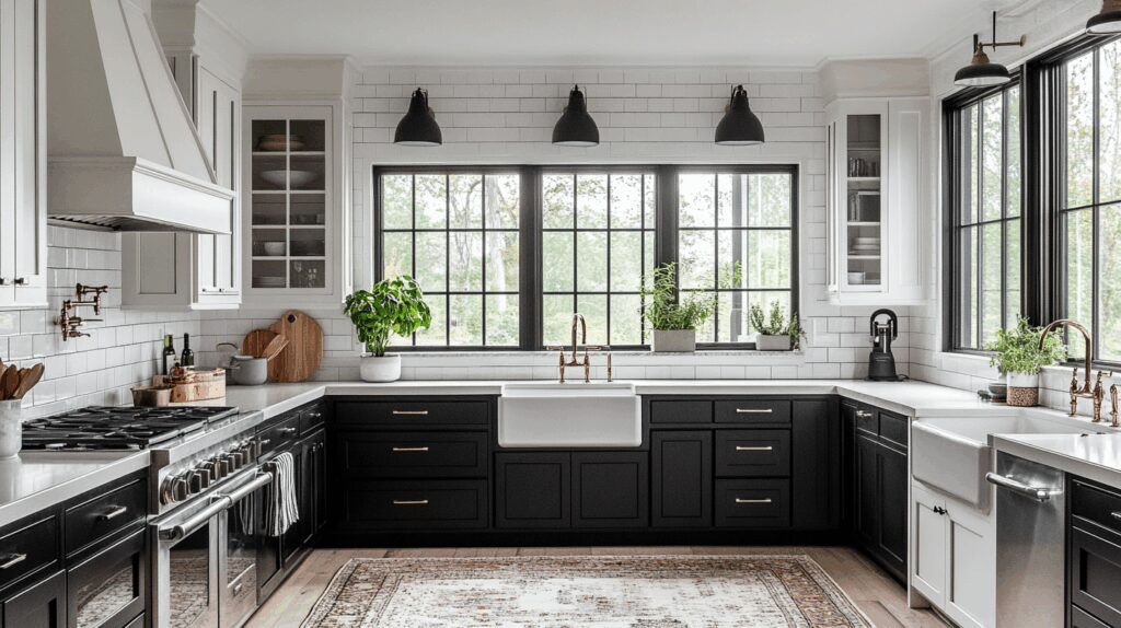 29 Black and White Kitchen Ideas That Elevate Everyday Cooking 10 black and white kitchen ideas