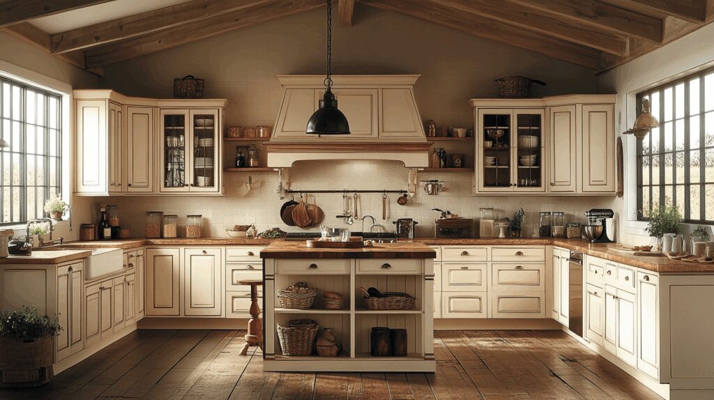 29 Farmhouse Kitchen Cabinets That Elevate Everyday Cooking 10 farmhouse kitchen cabinets
