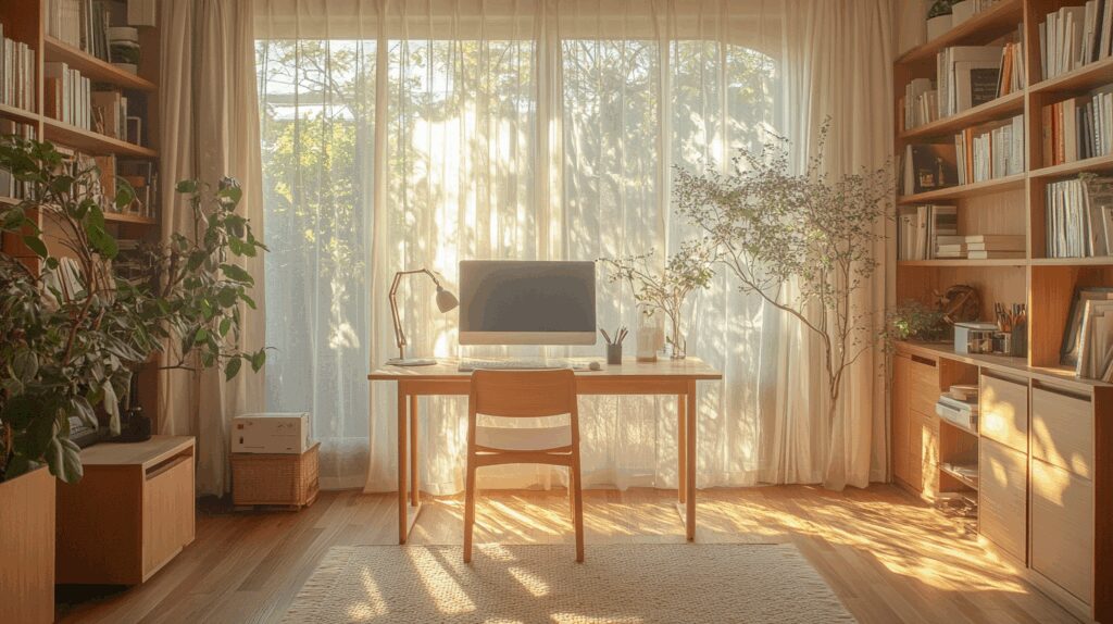 29 Japandi Home Office Details That Support Intentional Living 10 japandi home office