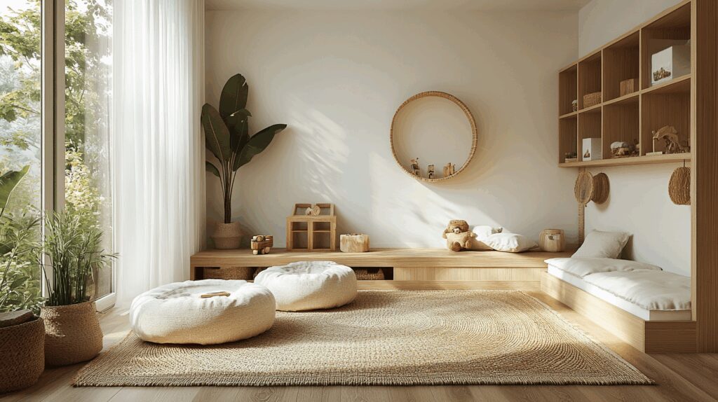 29 Japandi Kids Room Concepts for Mindful Family Living 9 japandi kids room