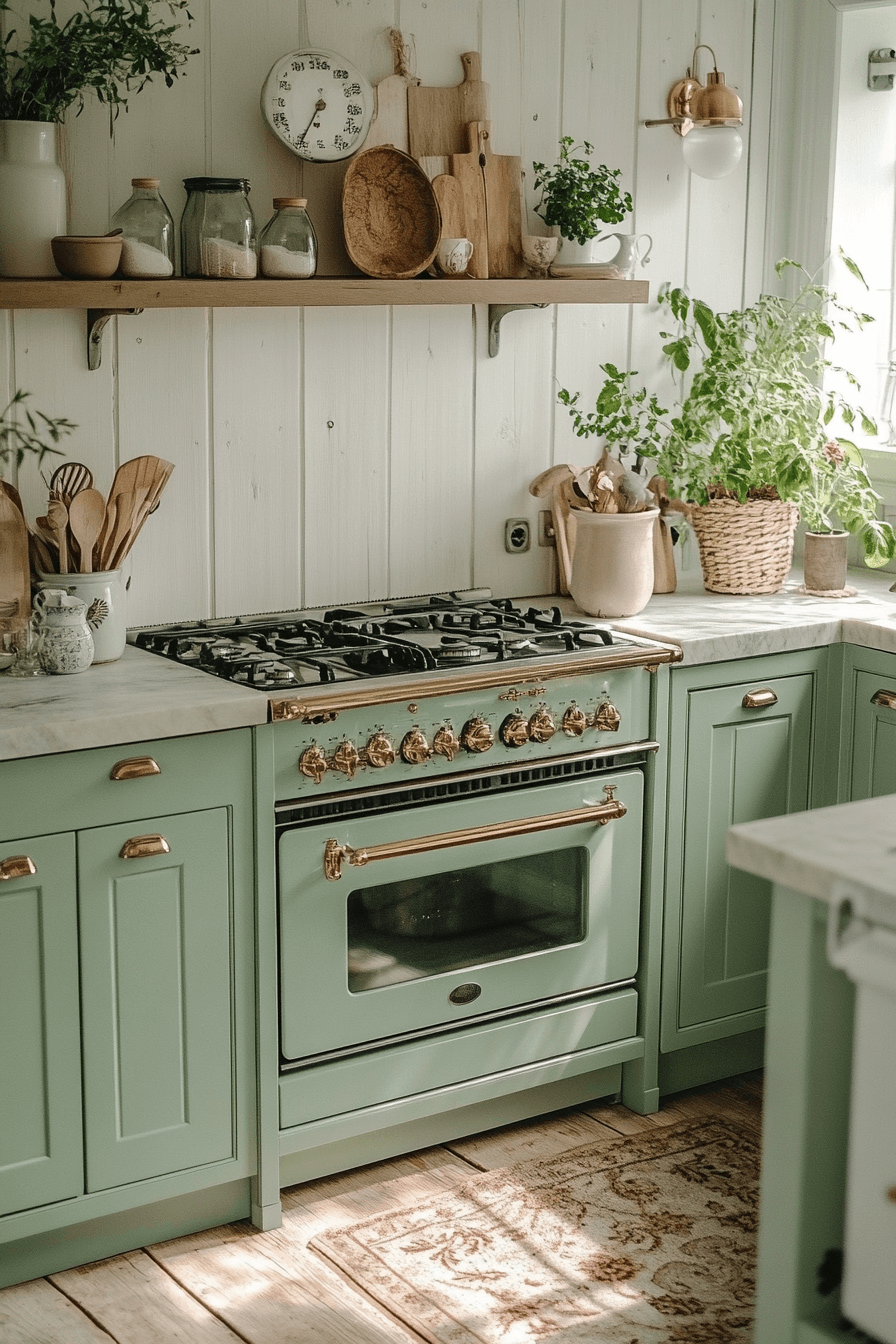29 Mint Green Kitchen Cabinets That Add Freshness and Flair Instantly 1 mint green kitchen cabinets