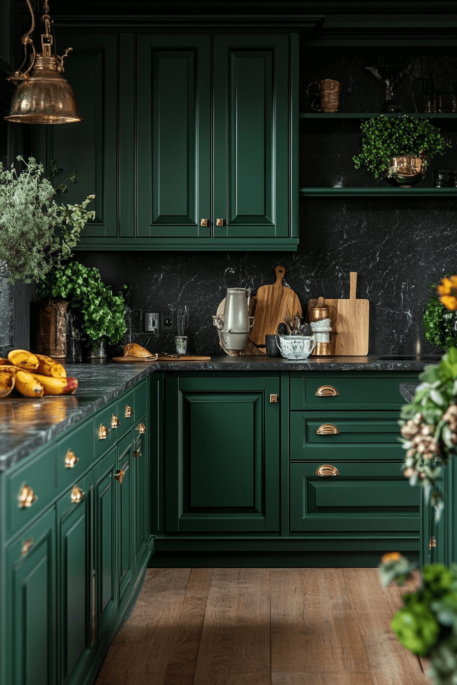 29 Emerald Green Kitchen Cabinets That Turn Ordinary Into Show-Stopping 10 emerald green kitchen cabinets