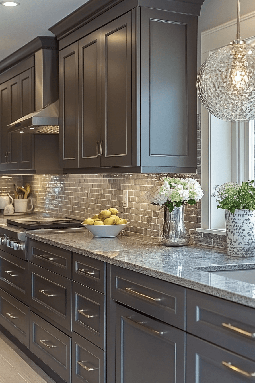 29 Dark Taupe Kitchen Cabinets That Bring Effortless Refinement Home 10 dark taupe kitchen cabinets