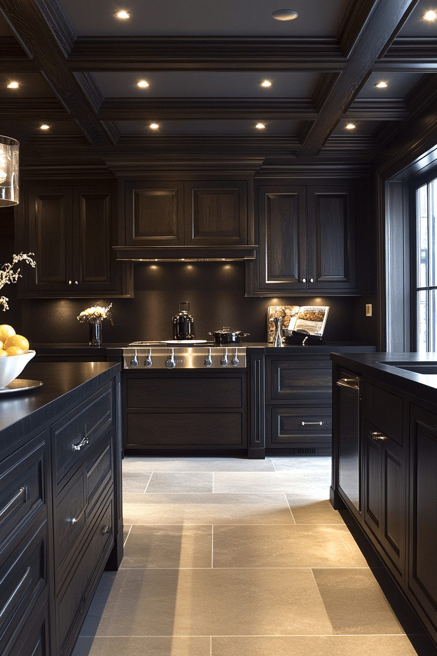 29 Dark Walnut Kitchen Cabinets That Radiate Rustic Refinement 11 dark walnut kitchen cabinets