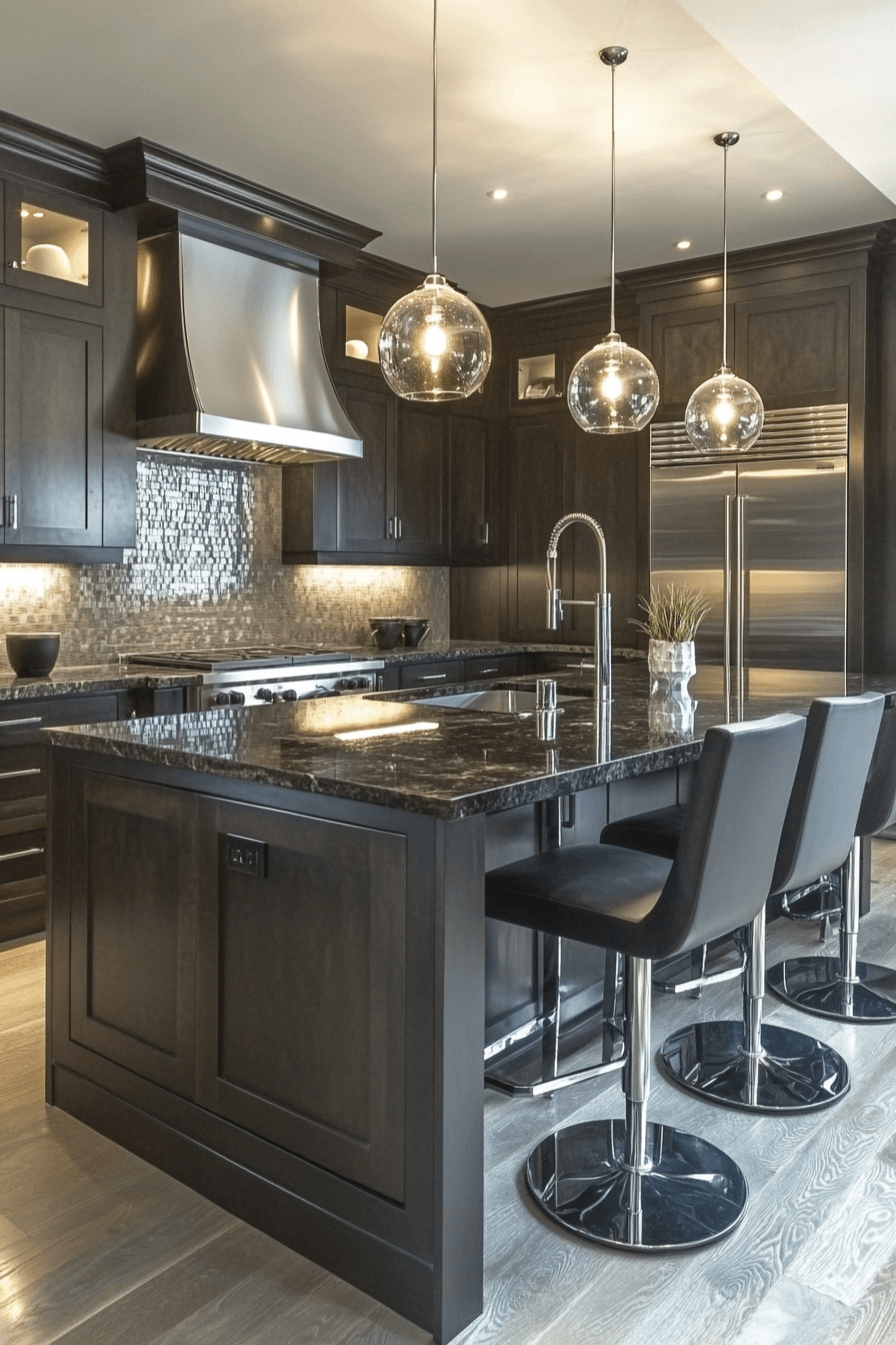29 Dark Taupe Kitchen Cabinets That Bring Effortless Refinement Home 11 dark taupe kitchen cabinets