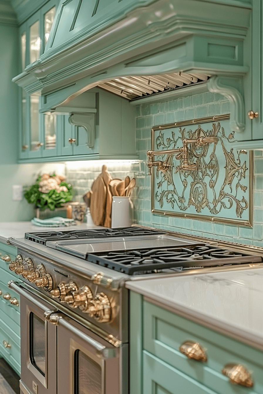 29 Mint Green Kitchen Cabinets That Add Freshness and Flair Instantly 12 mint green kitchen cabinets