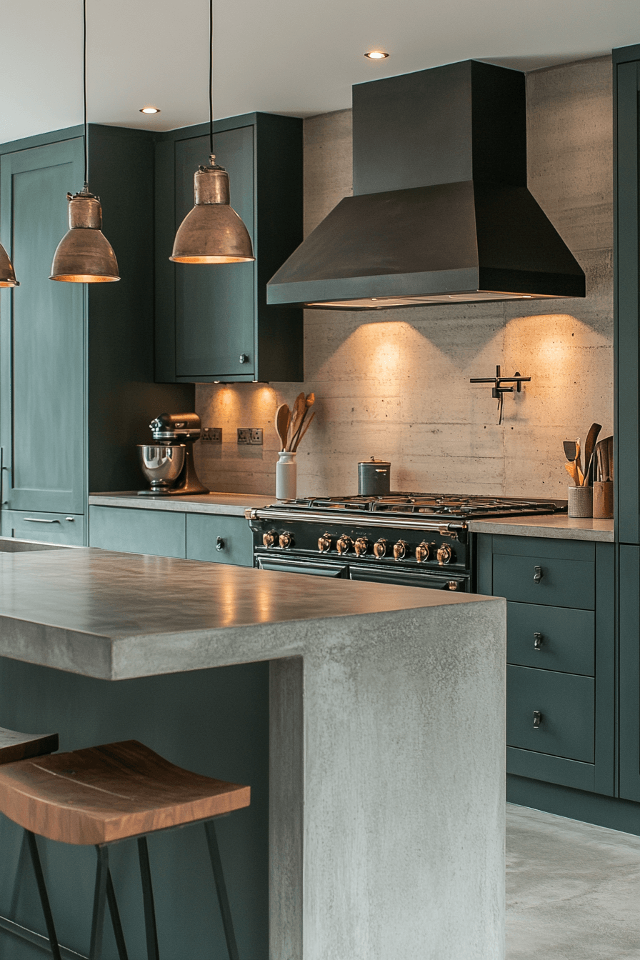 29 Pewter Green Kitchen Cabinets That Pair Beautifully with Neutrals 12 pewter green kitchen cabinets