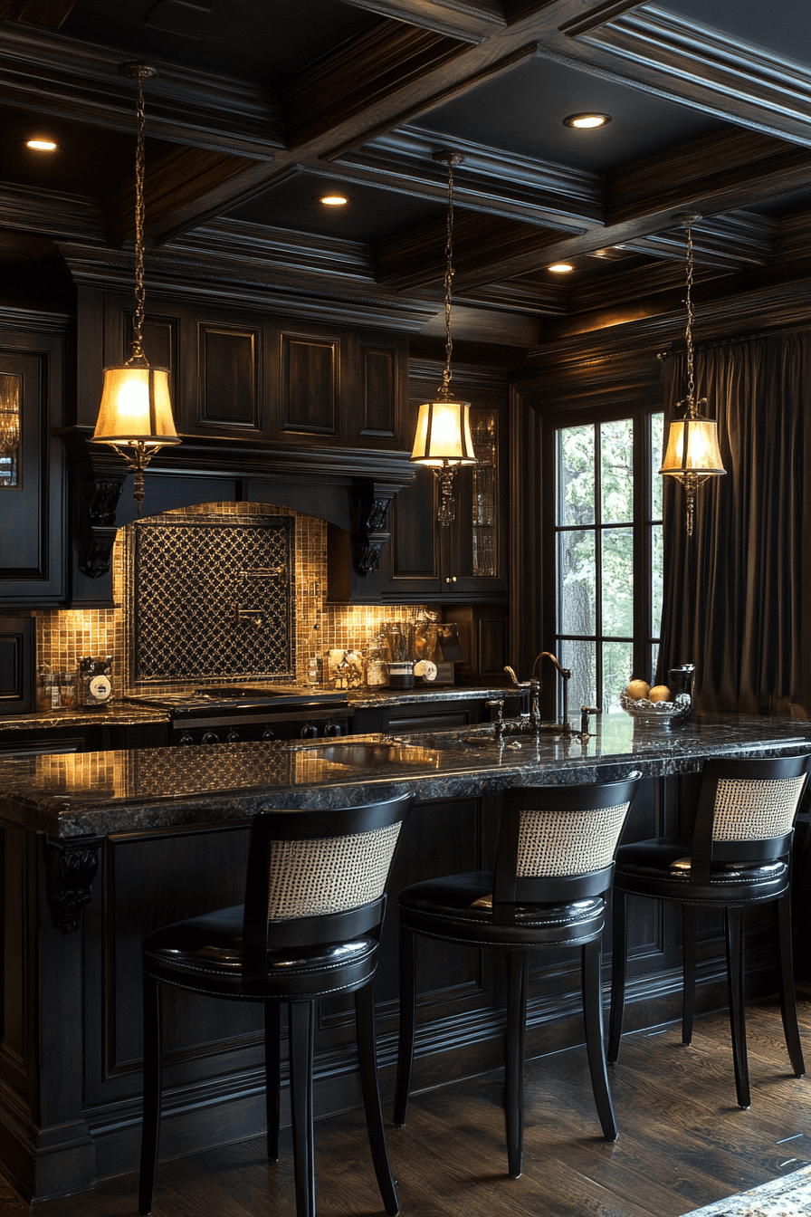 29 Dark Oak Kitchen Cabinets That Highlight Natural Beauty 12 dark oak kitchen cabinets