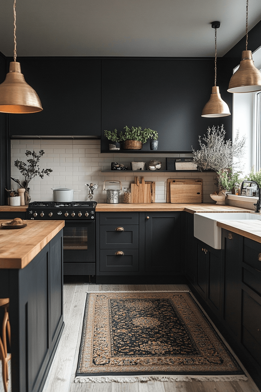 29 Charcoal Kitchen Cabinets to Add Rich Texture and Balance 13 charcoal kitchen cabinets