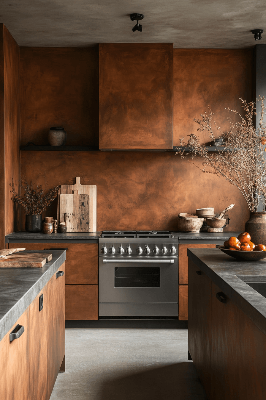 29 Terracotta Kitchen Cabinets for a Warm and Welcoming Kitchen Vibe 13 terracotta kitchen cabinets