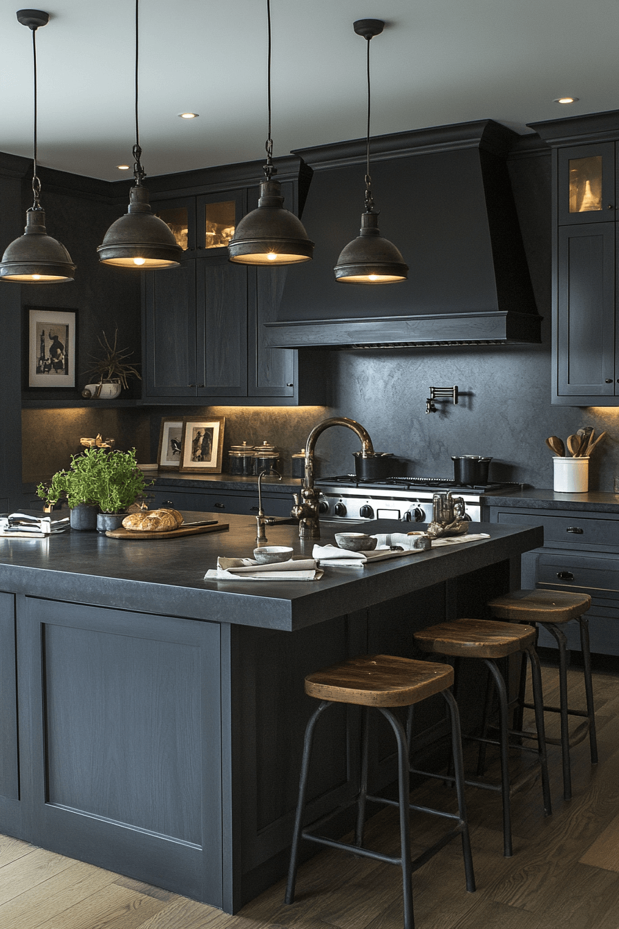 29 Charcoal Gray Kitchen Cabinets to Inspire a Stylish Kitchen Upgrade 14 charcoal gray kitchen cabinets