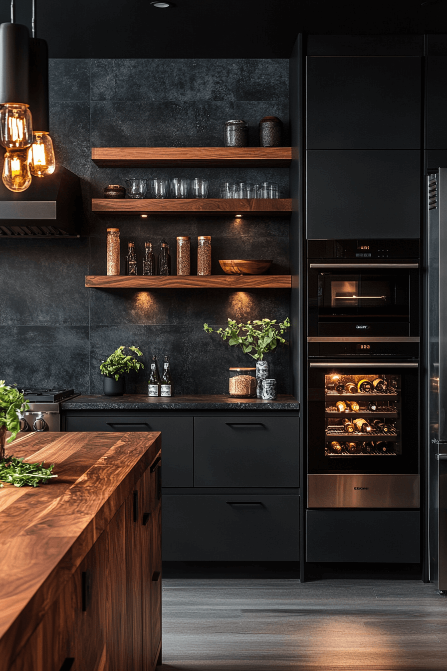 29 Dark Walnut Kitchen Cabinets That Radiate Rustic Refinement 14 dark walnut kitchen cabinets