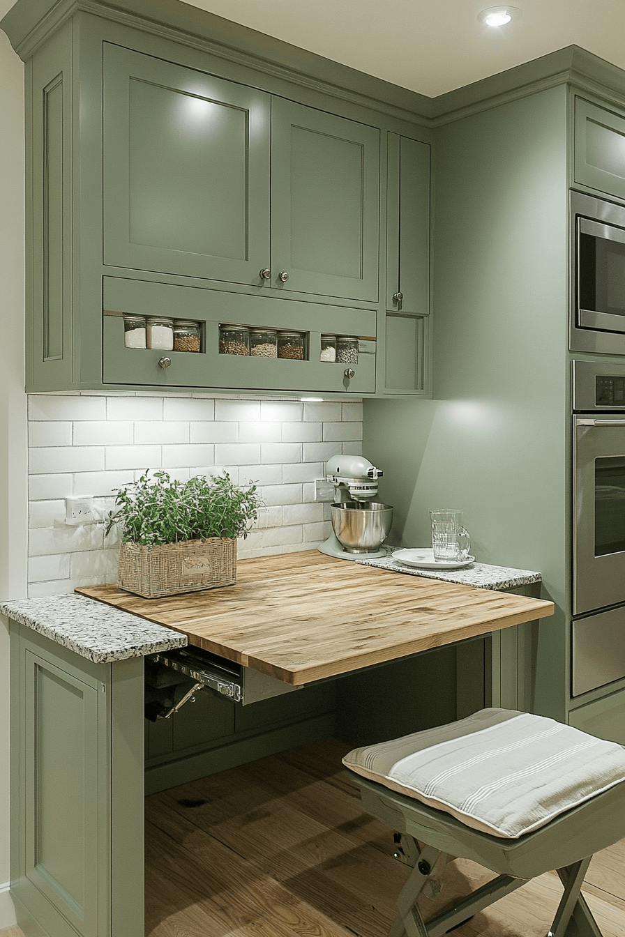 29 Clary Sage Kitchen Cabinets to Soften and Brighten Any Style 15 clary sage kitchen cabinets