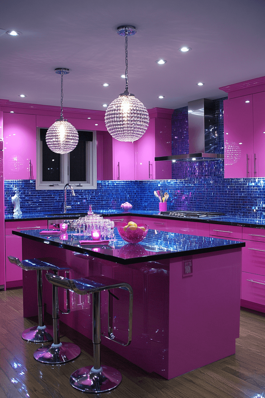 29 High Gloss Kitchen Cabinets to Brighten and Enlarge Your Space 15 high gloss kitchen cabinets