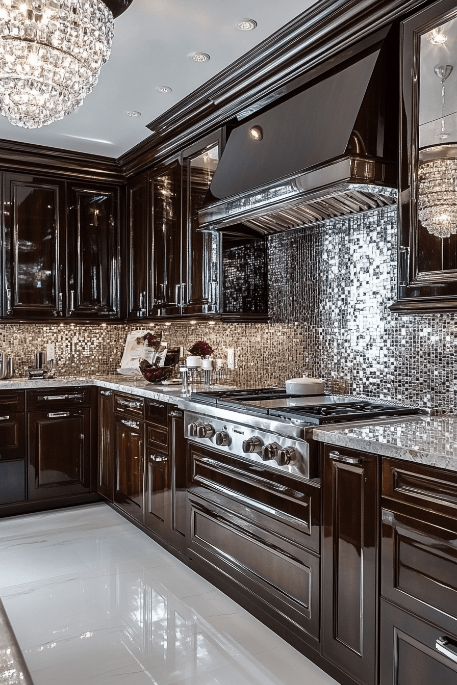 29 Dark Walnut Kitchen Cabinets That Radiate Rustic Refinement 15 dark walnut kitchen cabinets