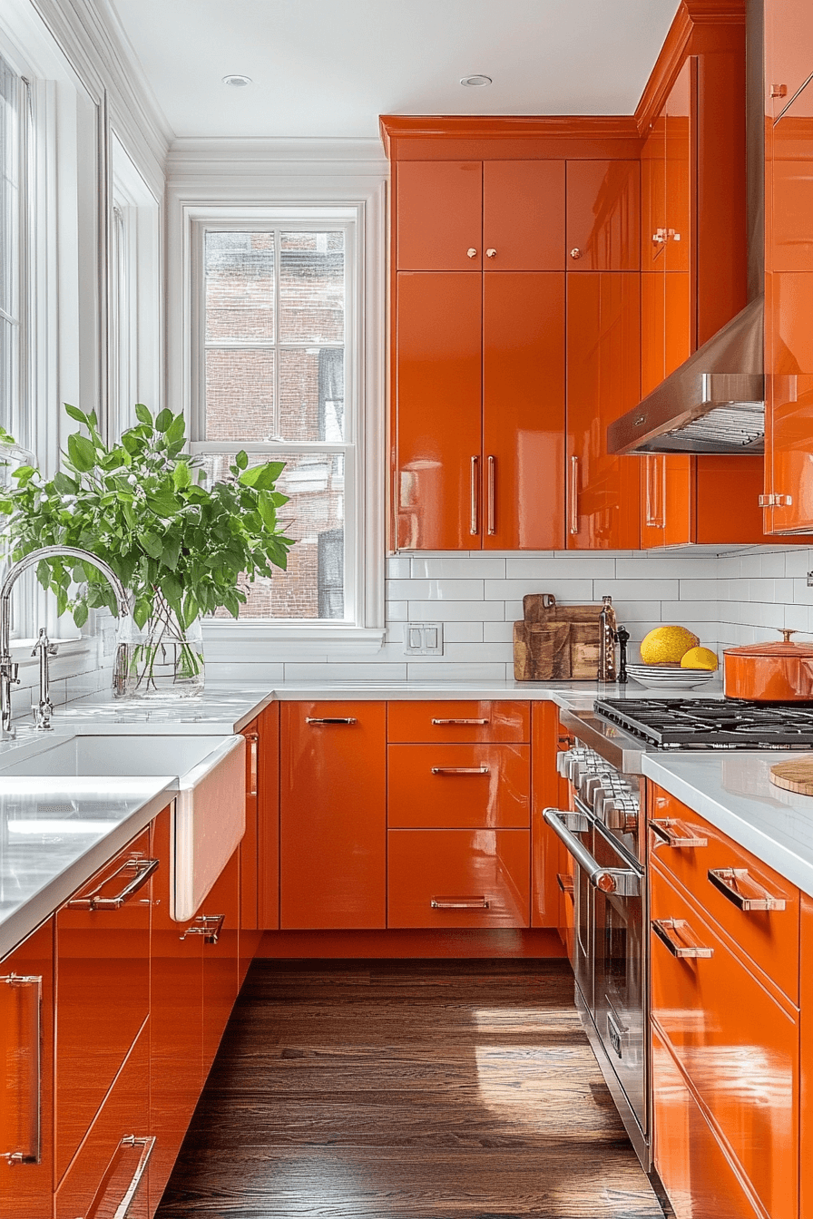 29 Terracotta Kitchen Cabinets for a Warm and Welcoming Kitchen Vibe 15 terracotta kitchen cabinets