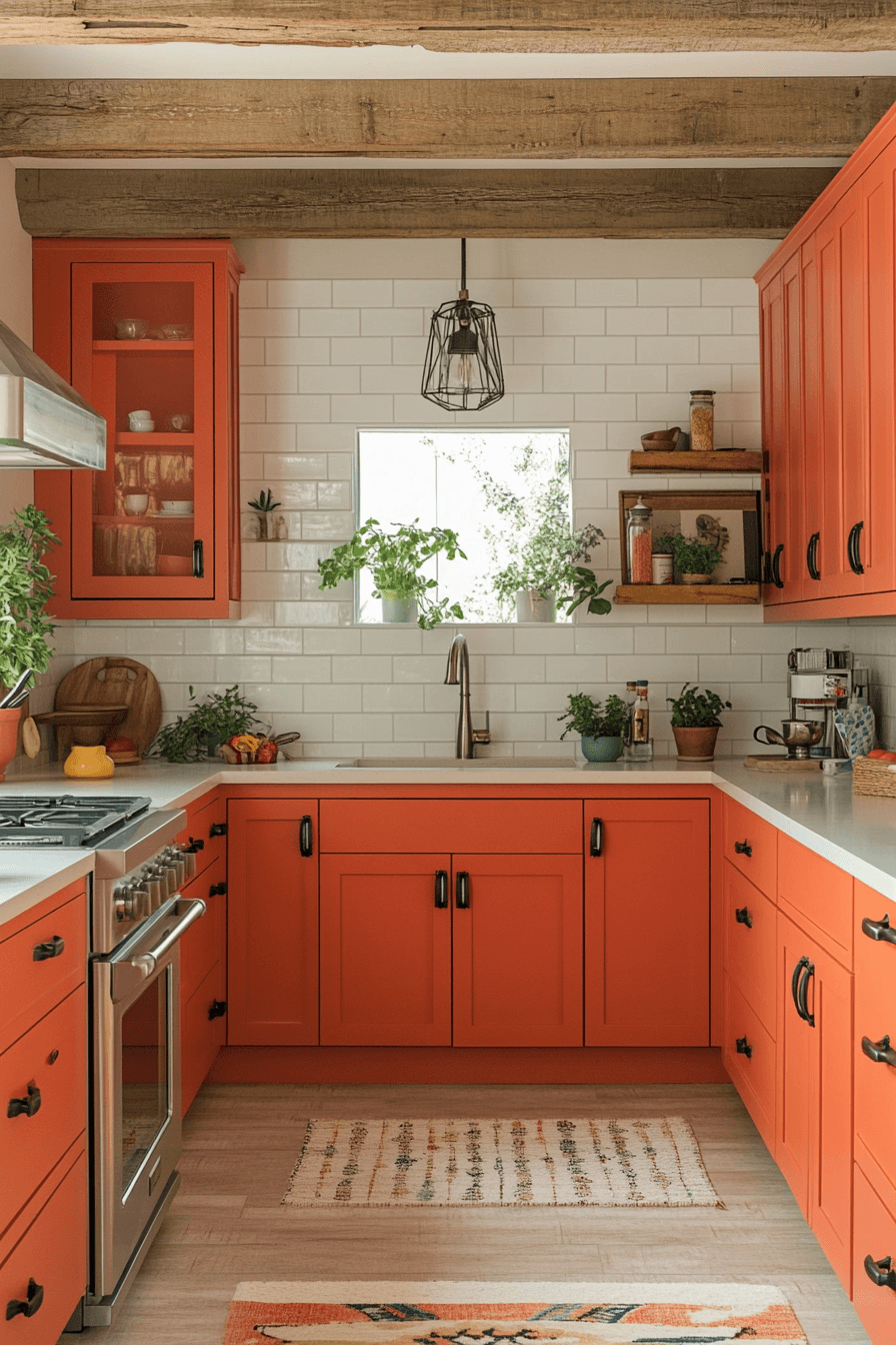29 Terracotta Kitchen Cabinets for a Warm and Welcoming Kitchen Vibe 16 terracotta kitchen cabinets