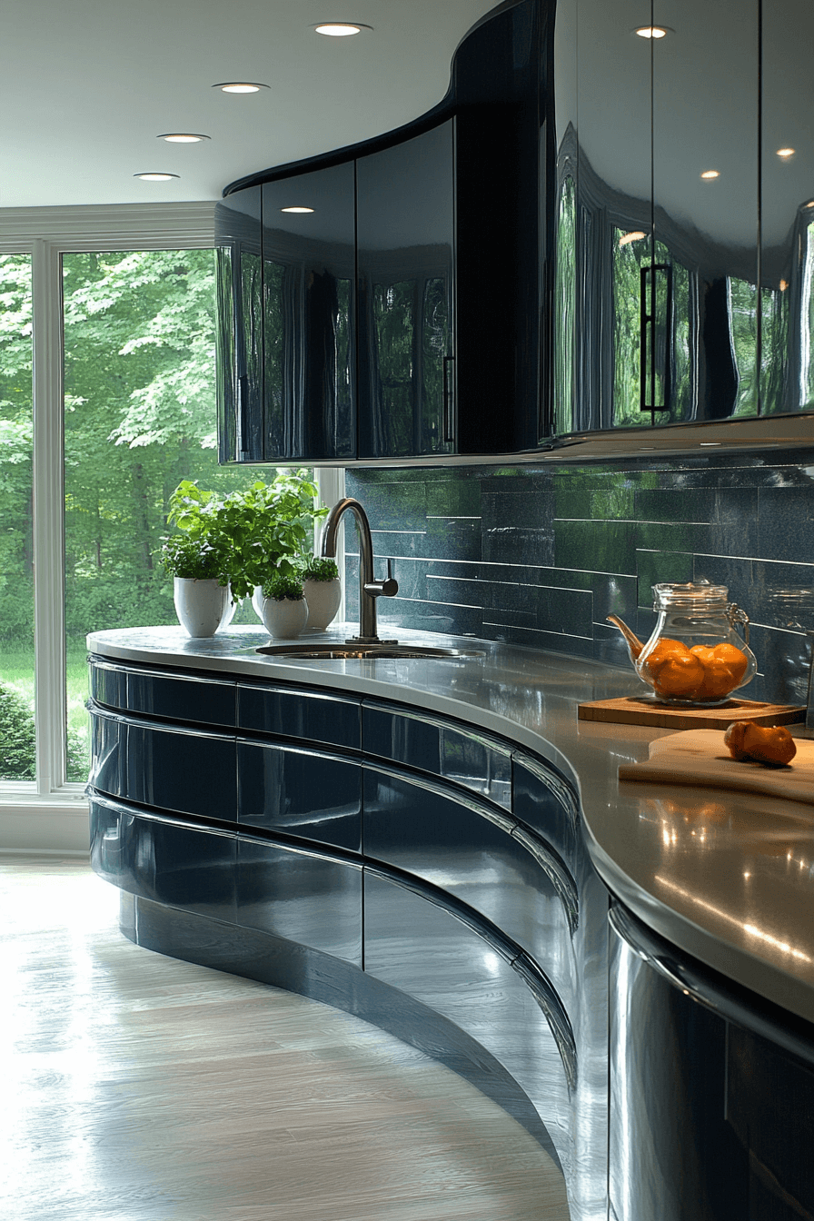 29 Blue Grey Kitchen Cabinets That Radiate Understated Beauty 17 blue grey kitchen cabinets