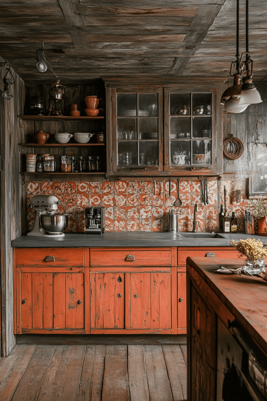 29 Terracotta Kitchen Cabinets for a Warm and Welcoming Kitchen Vibe 17 terracotta kitchen cabinets