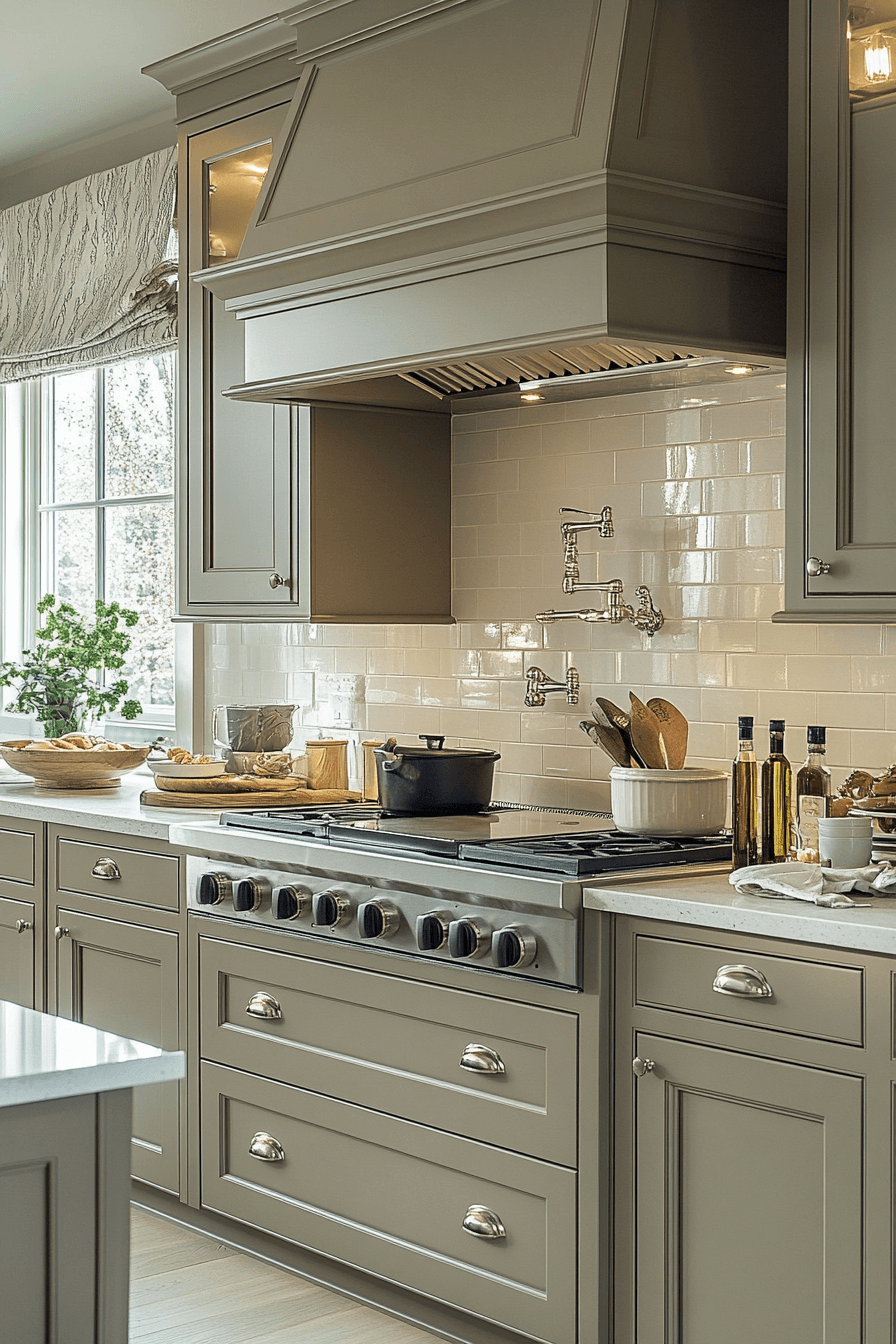 29 Dark Taupe Kitchen Cabinets That Bring Effortless Refinement Home 17 dark taupe kitchen cabinets