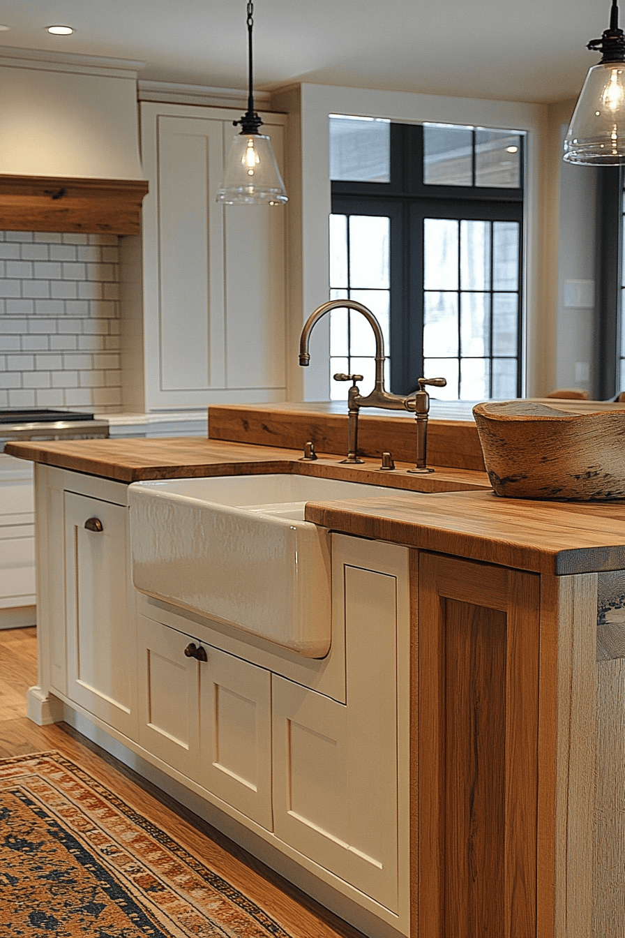 29 White and Wood Kitchen Cabinets to Brighten Your Home with Style 18 white and wood kitchen cabinets