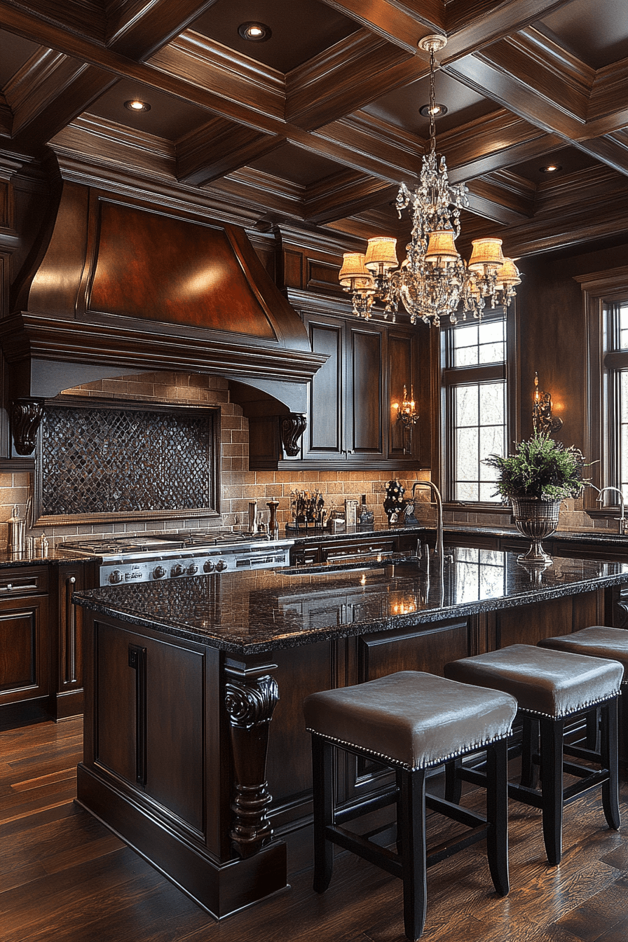 29 Dark Stained Kitchen Cabinets for Classic Meets Contemporary Flair 2 dark stained kitchen cabinets