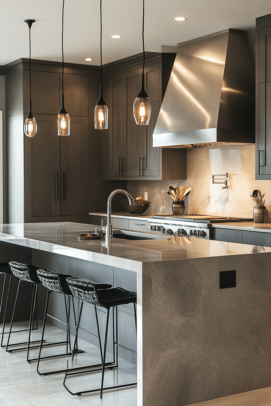 29 Dark Taupe Kitchen Cabinets That Bring Effortless Refinement Home 2 dark taupe kitchen cabinets