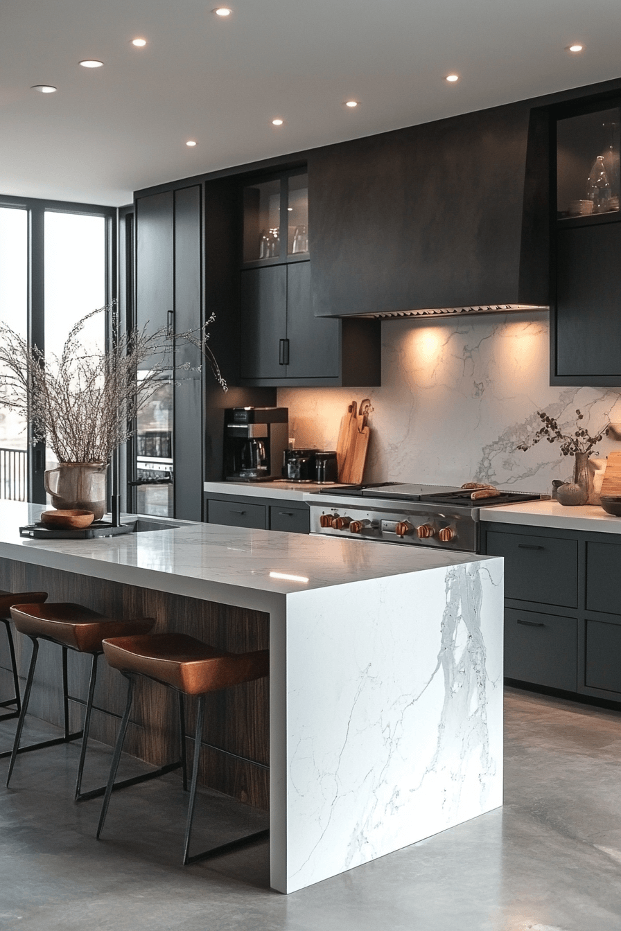 29 Pewter Green Kitchen Cabinets That Pair Beautifully with Neutrals 2 pewter green kitchen cabinets