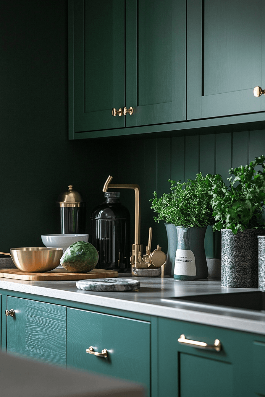 29 Emerald Green Kitchen Cabinets That Turn Ordinary Into Show-Stopping 20 emerald green kitchen cabinets