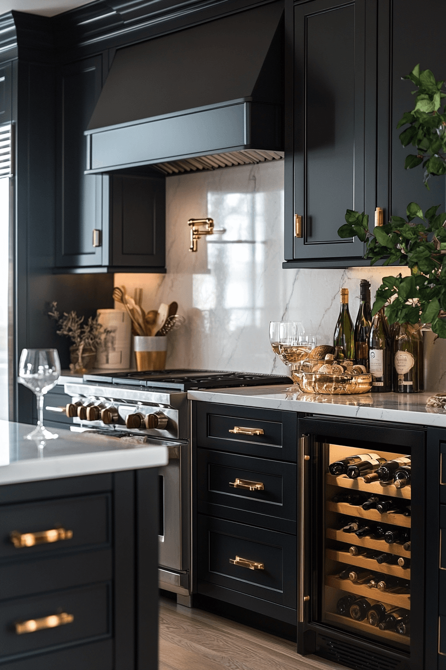 29 Charcoal Kitchen Cabinets to Add Rich Texture and Balance 20 charcoal kitchen cabinets