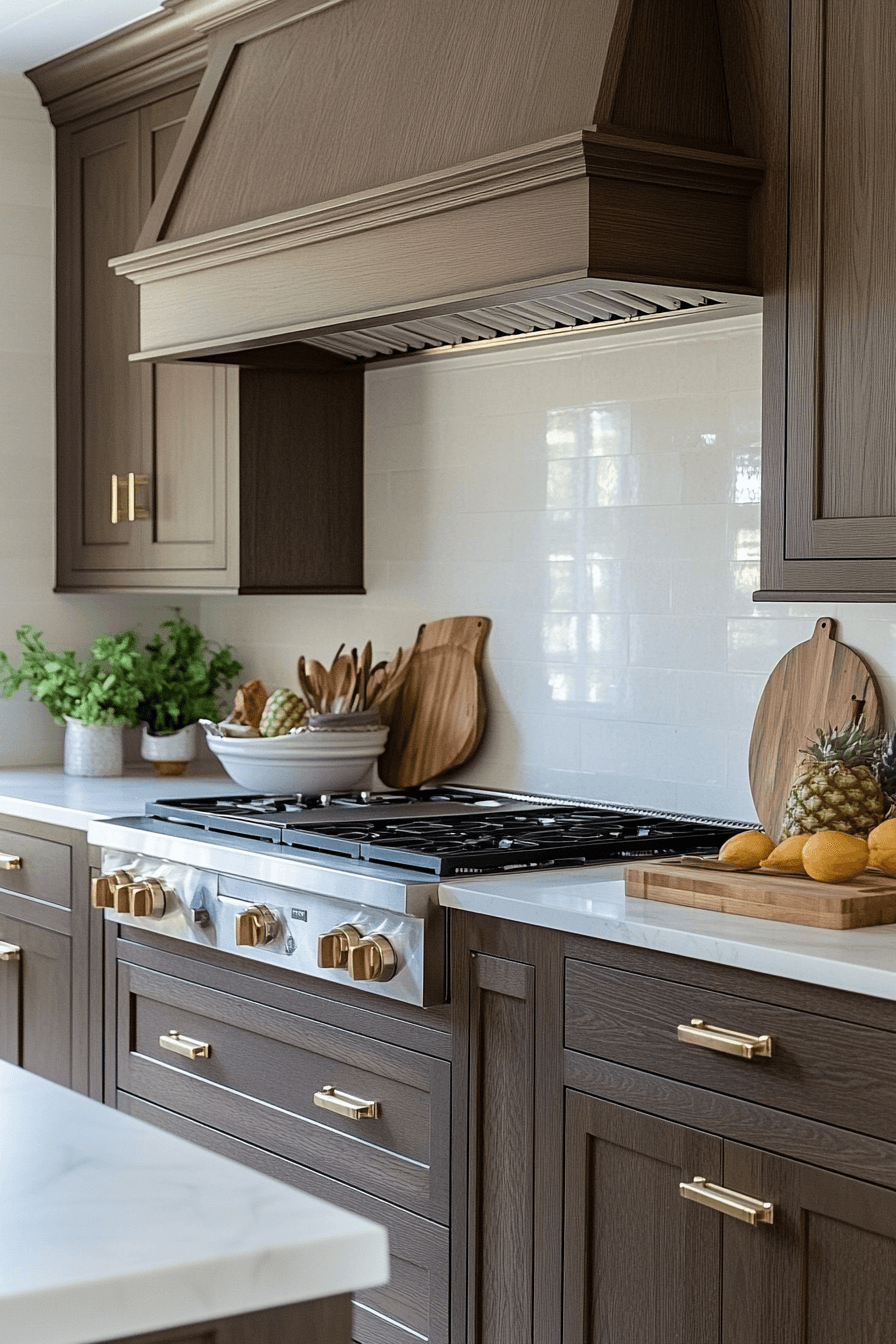 29 Dark Oak Kitchen Cabinets That Highlight Natural Beauty 20 dark oak kitchen cabinets