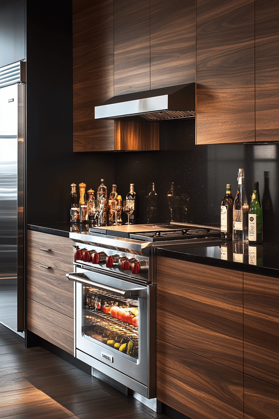 29 Dark Walnut Kitchen Cabinets That Radiate Rustic Refinement 21 dark walnut kitchen cabinets