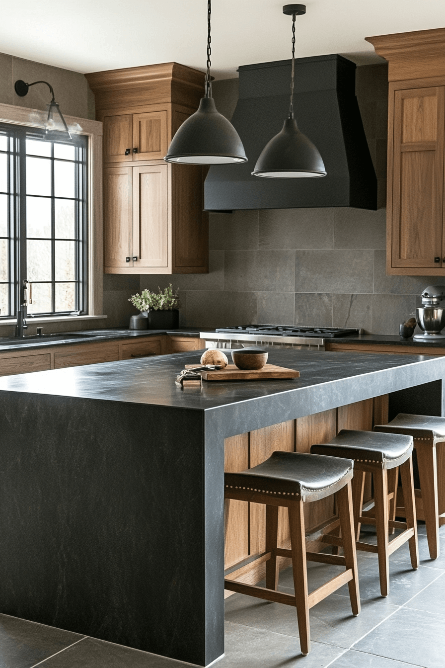 29 Dark Stained Kitchen Cabinets for Classic Meets Contemporary Flair 21 dark stained kitchen cabinets