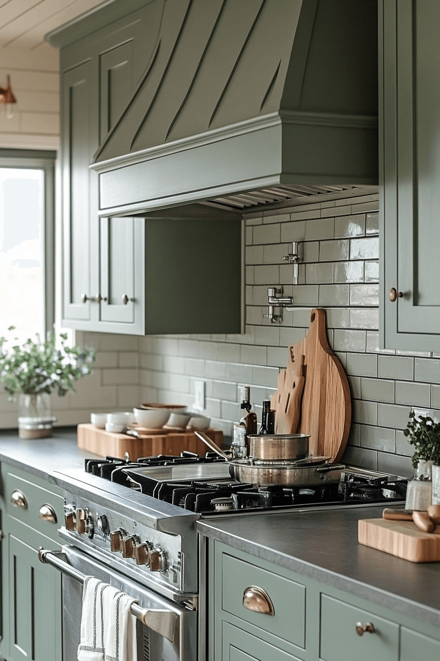 29 Clary Sage Kitchen Cabinets to Soften and Brighten Any Style 21 clary sage kitchen cabinets