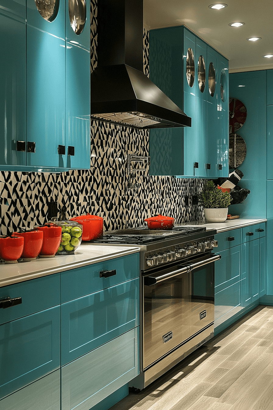 29 High Gloss Kitchen Cabinets to Brighten and Enlarge Your Space 22 high gloss kitchen cabinets