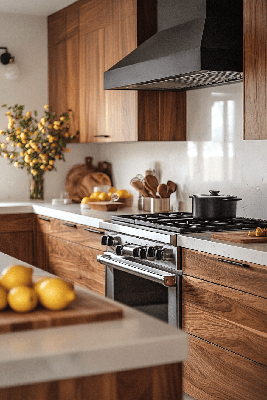 29 Dark Walnut Kitchen Cabinets That Radiate Rustic Refinement 22 dark walnut kitchen cabinets