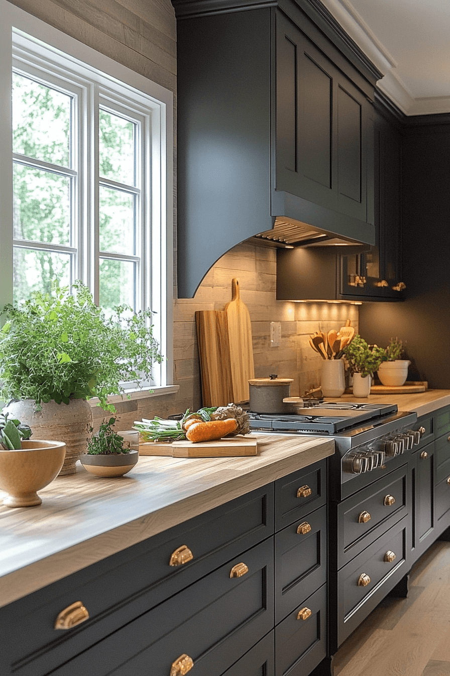 29 Charcoal Gray Kitchen Cabinets to Inspire a Stylish Kitchen Upgrade 22 charcoal gray kitchen cabinets