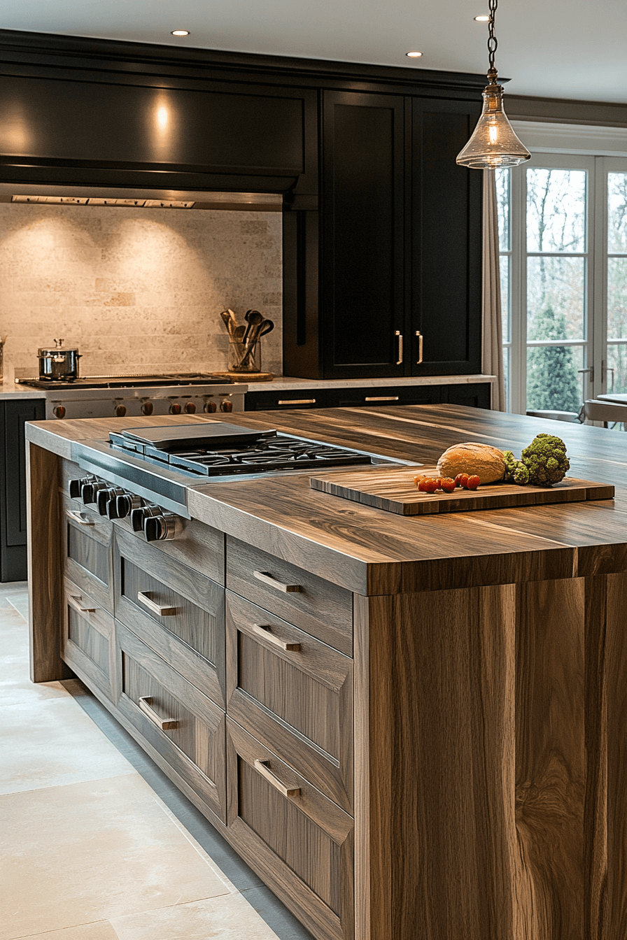 29 Dark Walnut Kitchen Cabinets That Radiate Rustic Refinement 23 dark walnut kitchen cabinets