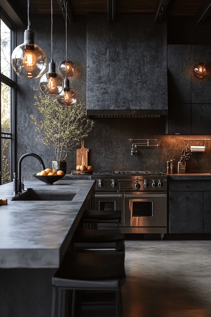 29 Charcoal Gray Kitchen Cabinets to Inspire a Stylish Kitchen Upgrade 23 charcoal gray kitchen cabinets