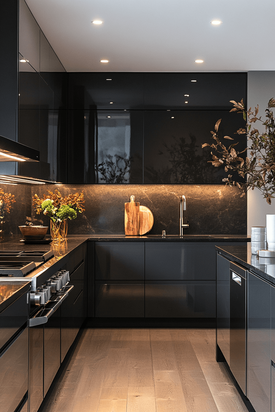 29 Charcoal Kitchen Cabinets to Add Rich Texture and Balance 23 charcoal kitchen cabinets