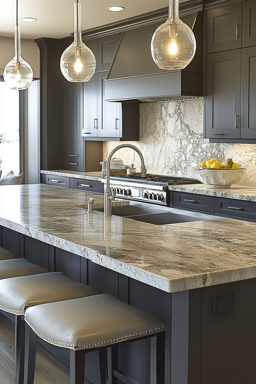 29 Dark Taupe Kitchen Cabinets That Bring Effortless Refinement Home 23 dark taupe kitchen cabinets