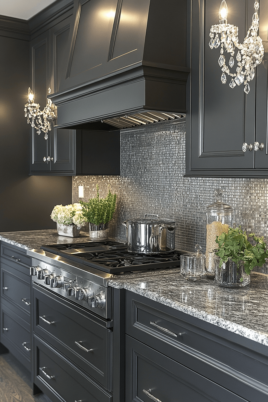 29 Charcoal Kitchen Cabinets to Add Rich Texture and Balance 24 charcoal kitchen cabinets