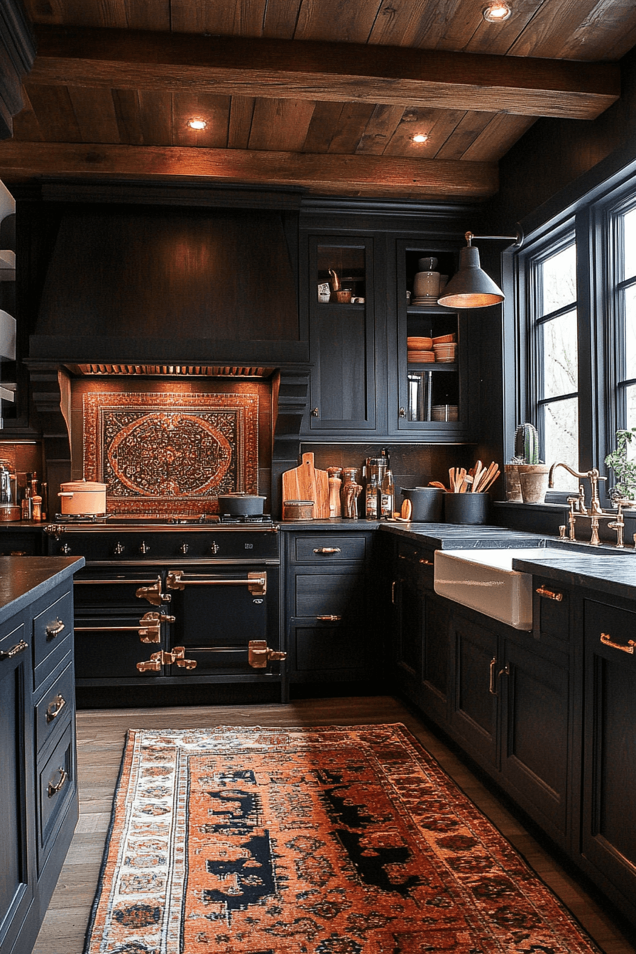 29 Dark Oak Kitchen Cabinets That Highlight Natural Beauty 24 dark oak kitchen cabinets