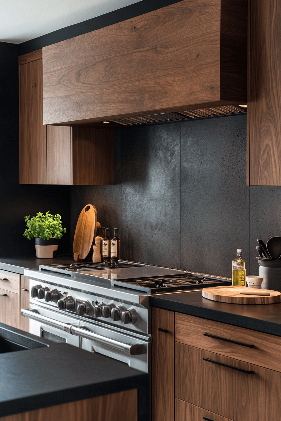 29 Dark Walnut Kitchen Cabinets That Radiate Rustic Refinement 25 dark walnut kitchen cabinets