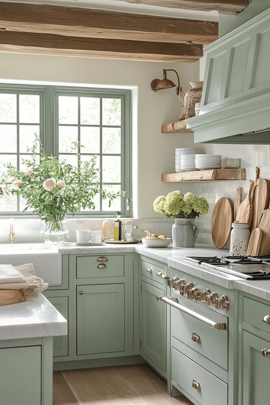29 Mint Green Kitchen Cabinets That Add Freshness and Flair Instantly 25 mint green kitchen cabinets