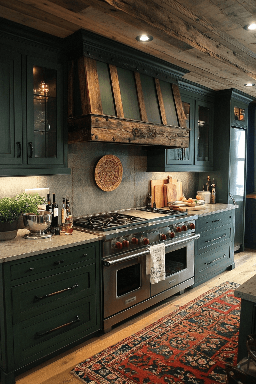 29 Emerald Green Kitchen Cabinets That Turn Ordinary Into Show-Stopping 26 emerald green kitchen cabinets